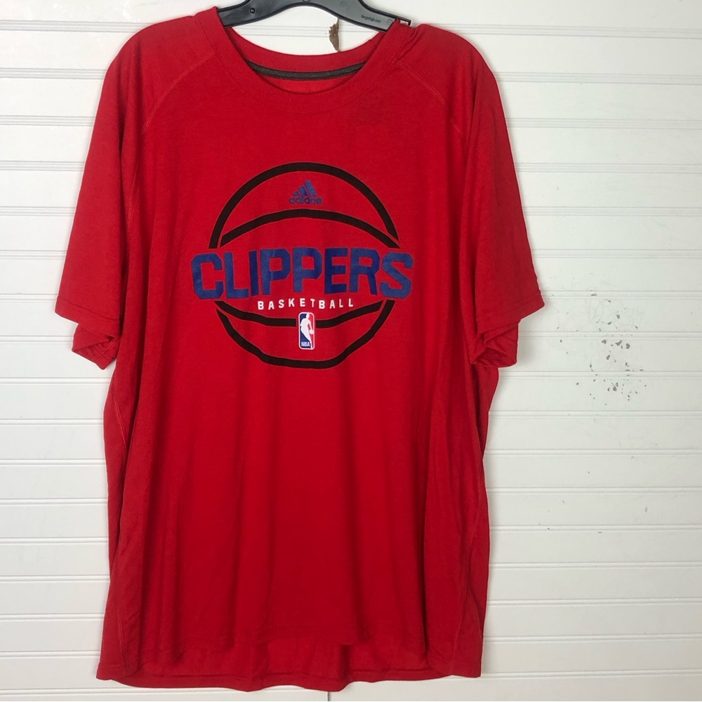 NWT Adidas LA Clippers NBA Tee Sz 2X